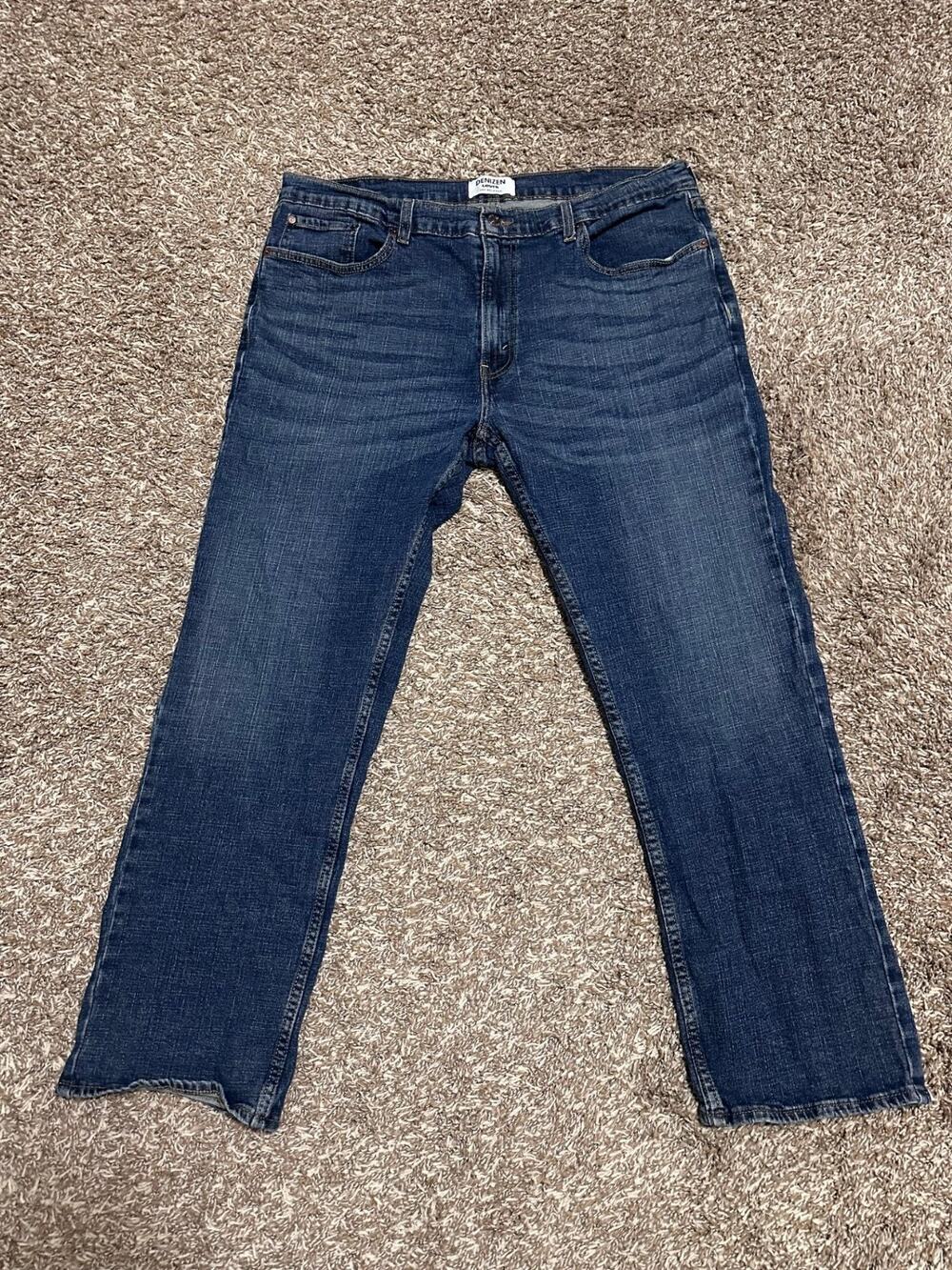 Levi's Denizen 285 Relaxed Jeans Men's 38x30 Blue Straight Denim Casual Pants